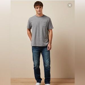 American Eagle temp tech jeans / 29 X 32 / straight leg / medium wash
